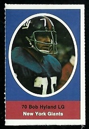 1972 Sunoco Stamps      411     Bob Hyland